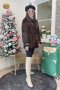 เช่าเสื้อกันหนาว รุ่น  Chestnut Brown Fur Jacket	2101GCF952FABR1