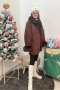 เช่าเสื้อโค้ทผู้หญิง  รุ่น Chestnut Brown Chamois Peacoat	2101GCF964FABR1