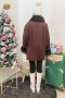 เช่าเสื้อโค้ทผู้หญิง  รุ่น Chestnut Brown Chamois Peacoat	2101GCF964FABR1
