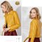 เช่าแจ็คเก็ตหนัง รุ่น Canary Faux Leather Jacket 909GJP529JPYEL1