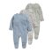 Bunny Sleepsuits Multipack - Set of 3