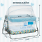 First Feels Baby Cradle Little One (FF-300-ONE-BL)  