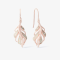 Pink Shimmering Feather Earring