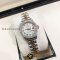 Used : Rolex  Datejust 2k ขอบเพชรนามเตย หน้าปิรมิด ขาวครีม