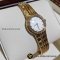 Vachehyron Constantin⌚Phidias Quartz Yello gold W Original Diamonds Yellogold 18k หน้าขาว​ ปี1990 ขอบเพรชหลักเพรชแท้