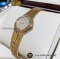 Vachehyron Constantin⌚Phidias Quartz Yello gold W Original Diamonds Yellogold 18k หน้าขาว​ ปี1990 ขอบเพรชหลักเพรชแท้