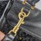 Celine Handbag Shoulder Bag Trapeze Wool Leather Black Gold Hardware Lamb/ขนแกะ ดำ