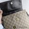 Gucci   GG Supreme Canvas Leather Shoulder Bag Cross Body Bag 353430