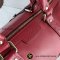 Gucci Red Pebbled Calfskin Leather Medium Boston Bag 247205