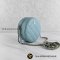 Used Chanel Round Clutch With Chain Bag Caviar Caviar ฟ้า GHW