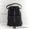 Prada  Logo Drawstring Bucket Bag Canvas