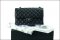 Chanel Classic 9 Black Cavier SHW - Used Authentic Bag  กระเป๋าชาแนลคลาสสิค ไซส์9สีดำหนังวัวปั้มลายคาเวียโซ่เงิน ของแท้มือสองสภาพใหม่ค่ะ