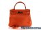 Hermes Kelly 28 Orange Swift Leather Gold Hardware - Used Authentic Bag