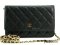 Chanel Wallet On Chain WOC Cavier Black GHW - Authentic Bag กระเป๋าสตางค์ชาแนลมีสายสะพายยาวโซ่หนังวัวสีดำ ของแท้สภาพดีค่ะ