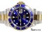 Rolex Submariner Blue 2K Steel And Yellow Gold Man Size