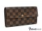 Louis Vuitton Wallet Sarah Damier Edene Canvas  - Used Authentic Bag กระเป๋าตังค์ หลุยส์ วิตตอง ใบยาว ลายดามิเย่ กระดุมหน้า ช่องใส่บัตรและเงิน กระดุมปิดแน่น จุเงินได้เยอะคะรุ่นนี้