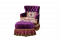 Auguste Purple Velvet Royal Chair