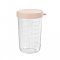กระปุกแก้ว ฝาสูญญากาศ 400 มิลลิลิตร - สีชมพูอ่อน Conservation Glass Jar 400 ml - PINK
