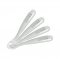 Set of 4 Ergonomic 1st Stage Silicone Spoons - Light Grey