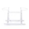 ตะกร้านอนเด็กพร้อมขาโยก Moses Basket with White Rocking Stand - Jersey GREY