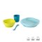 ชุดเซ็ทรับประทานอาหารซิลิโคน 4 ชิ้น BEABA Silicone Meal Set (4 pcs) - Blue