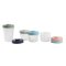 Pro Food Storage Set - 6 Clip Portions (2x90 ml + 2x150 ml + 2x250 ml)