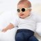 แว่นกันแดดเด็ก Clip strap sunglasses XS (0-9 m) TEND YELLOW