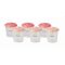 ชุดกระปุกเก็บถนอมอาหาร 200 ml 6 ชิ้น สีชมพูเข้ม/สีชมพูอ่อน Set of 6 Clip Portions - 2nd age/200ml (assorted colors PINK/ROSE)