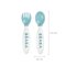 2nd age training fork and spoon (storage case included) - BLUE