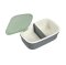 กล่องอาหารเซรามิก Ceramic Lunch Box - Frosty Green / Charcoal