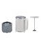 เครื่องอุ่นนมแบบตั้งอุณหภูมิ BEABA Milk Prep White/Grey