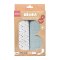 Pack of  2 XXL Muslins Organic Cotton - Baltic Blue + Points Playprint