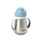 กระติกน้ำหัดดื่ม Stainless Steel Straw Cup with Handles 250ml - Windy Blue