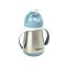 กระติกน้ำหัดดื่ม Stainless Steel Straw Cup with Handles 250ml - Windy Blue