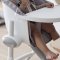 เก้าอี้ทานอาหารเด็กพร้อมเบาะ BEABA Up & Down High Chair with Grey Cushion