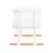 เตียงนอนเด็ก ปรับวางข้างเตียงได้ EVOLUX BEDSIDE CRIB - NATURAL WHITE