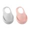 Set of 2 Silicone Bibs - Vintage Pink/ Light Grey