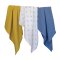 Pack of 3 Muslins Organic Cotton - Teckel Beige