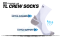 TL CREW SOCKS ถุงเท้าแบบข้อยาว