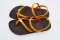 TOELOOP SLINGBACK-blackOut พื้นโกโก้/หูเหลือง