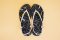 FLIPPER SLINGBACK - blackOut พื้นหินดำ/หูขาว