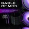 EZYDIY EZDPI154-1 18AWG PSU Cable Extension 6 Cables-Super Soft-Black