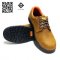 S-1308ONT TIS 523-2564 รองเท้านิรภัยหุ้มส้น หนังแท้นูบัคออยล์สีแทน พื้น NBR
