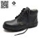 S-022 DN มอก. 523-2564 รองเท้านิรภัยหุ้มข้อ หนังแท้อัดลาย พื้น NBR