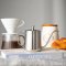 “พร้อมส่ง” กาดริปกาแฟ สีเงิน 600ml กาดริป สแตนเลส มีฝาปิด ฝาปิดไม้ Stainless Pour-over Coffee Drip Pot