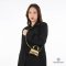 BALENCIAGA HOURGLASS MINI CROC GOLD METALLIC