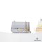 CHANEL CLASSIC ADJ BALL GRAY LAMB GHW