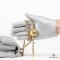CHANEL CLASSIC ADJ BALL GRAY LAMB GHW