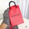 BALENCIAGA SHOPPING TOTE XS RED CALF SHW