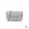 GUCCI MARMONT SUPER MINI GREY CALF RHW